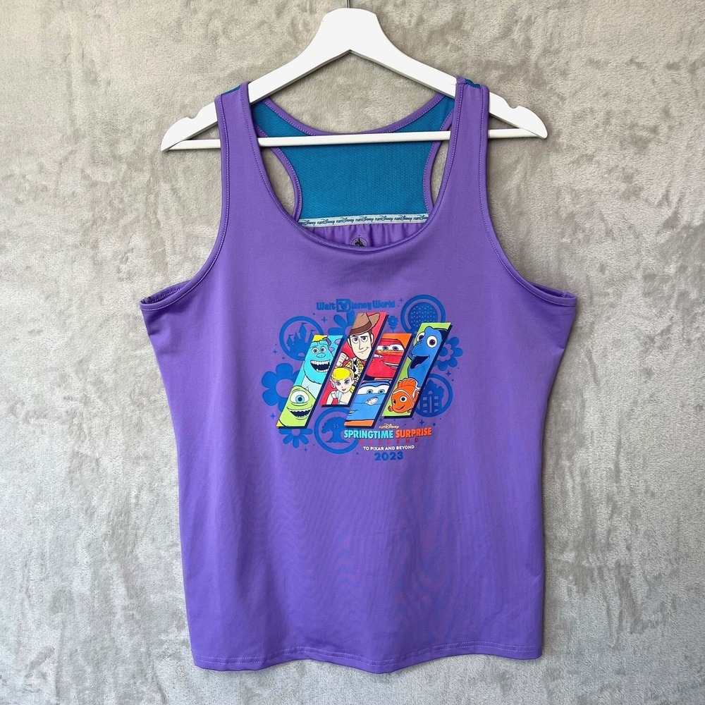 RunDisney 2023 Walt Disney World Marathon Weekend Pixar Tank Top for Women Large